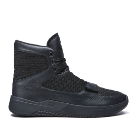 Supra THEORY Høye Sneakers Dame Svart/Svart | NO-64019